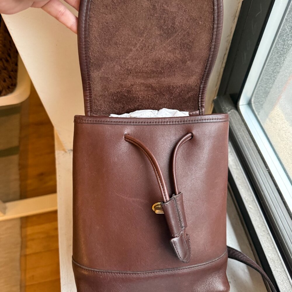 Vintage Coach daypack (mahogany) - Picture 11 of 13
